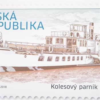 Nová známka s motivem parníku Vltava