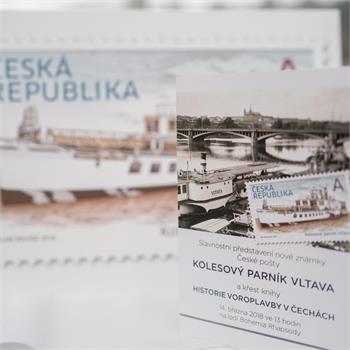 Nová známka s motivem parníku Vltava